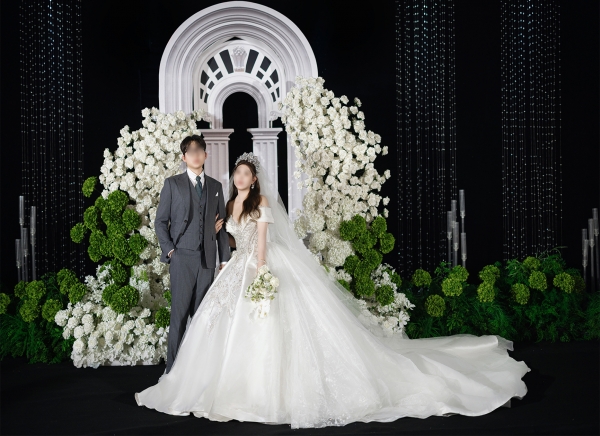 婚禮篇丨白綠沁心，韓式情詩翻頁