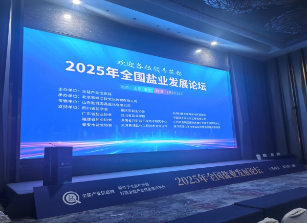 活動(dòng)篇丨2025年全國鹽業(yè)發(fā)展論壇